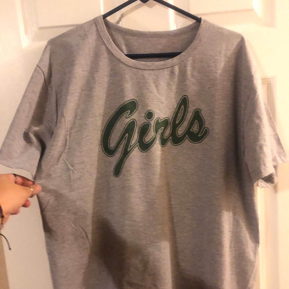 Girls Grey & Green FRIENDS TShirt